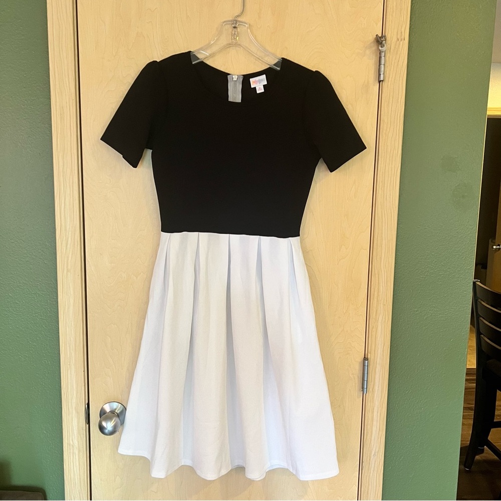 LLR Noir Collection Amelia Dress - Black/White